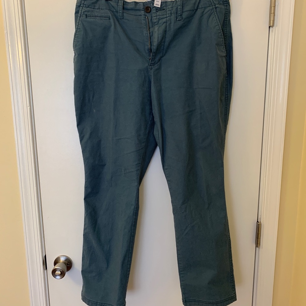 Old Navy lived-in pants, light blue